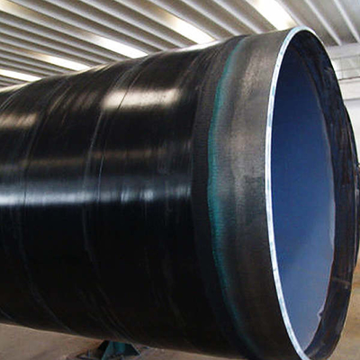 3lpe lớp phủ bên ngoài 3.0mm độ dày Ssaw Steel Pipe Sch80 Api 5l Psl1