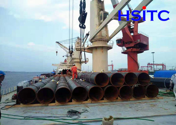 56 inch En10210 3LPE lớp phủ LSAW ống thép thẳng