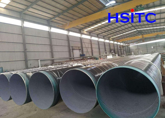 Din30670 3lpe X42 Ống hàn vòm chìm đôi 508 MM