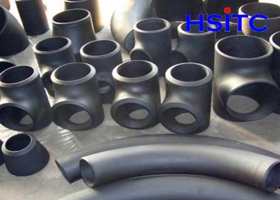 ANSI B16.11 Thép carbon Tee Sơn đen Ống ống thép carbon
