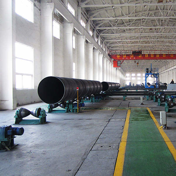 Dự án truyền tải chất lỏng áp suất thấp ống hàn xoắn ốc để xếp chồng 0