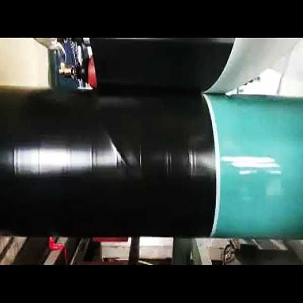 Fusion Bond Epoxy xoắn ốc hàn ống thép 3 lớp Pe Din 30670 Polyethylene tiêu chuẩn 0